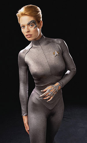  her role as exborg'Seven of Nine' in the TV series Star Trek Voyager
